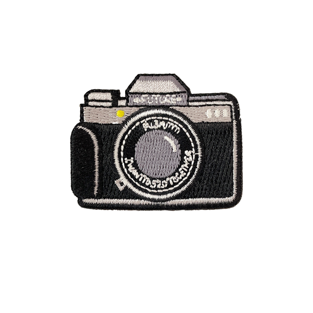 Embroidery Fonts - 1 Piece Black Camera Embroidery Repair