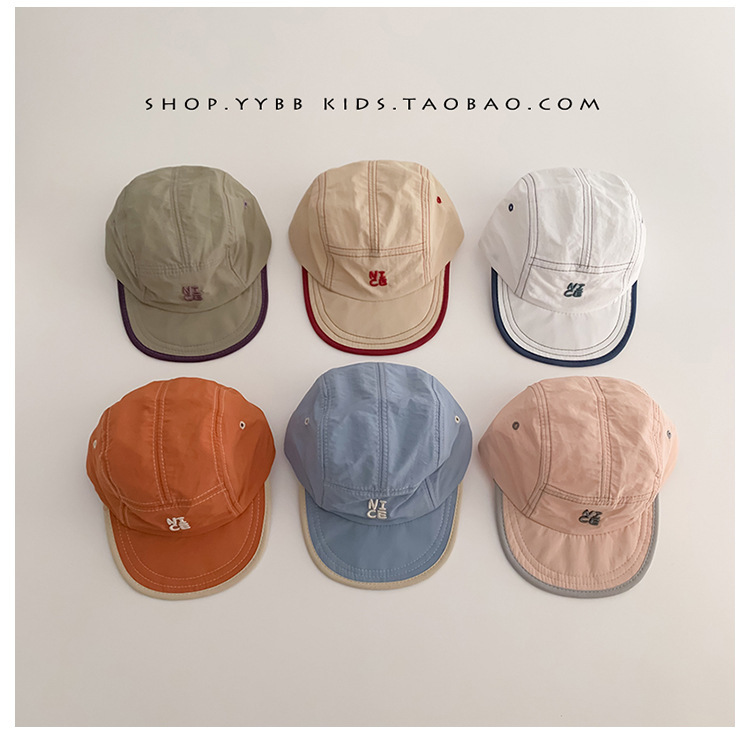 Embroidery Cap - Summer Quick Dry Hat for Baby