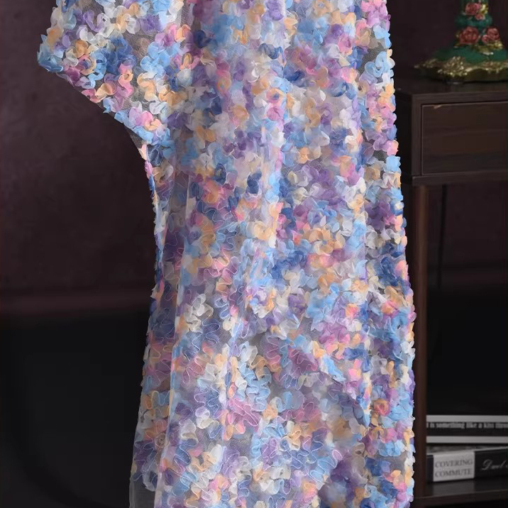 Embroidery Wedding - 1yard new gauze fabric for clothing