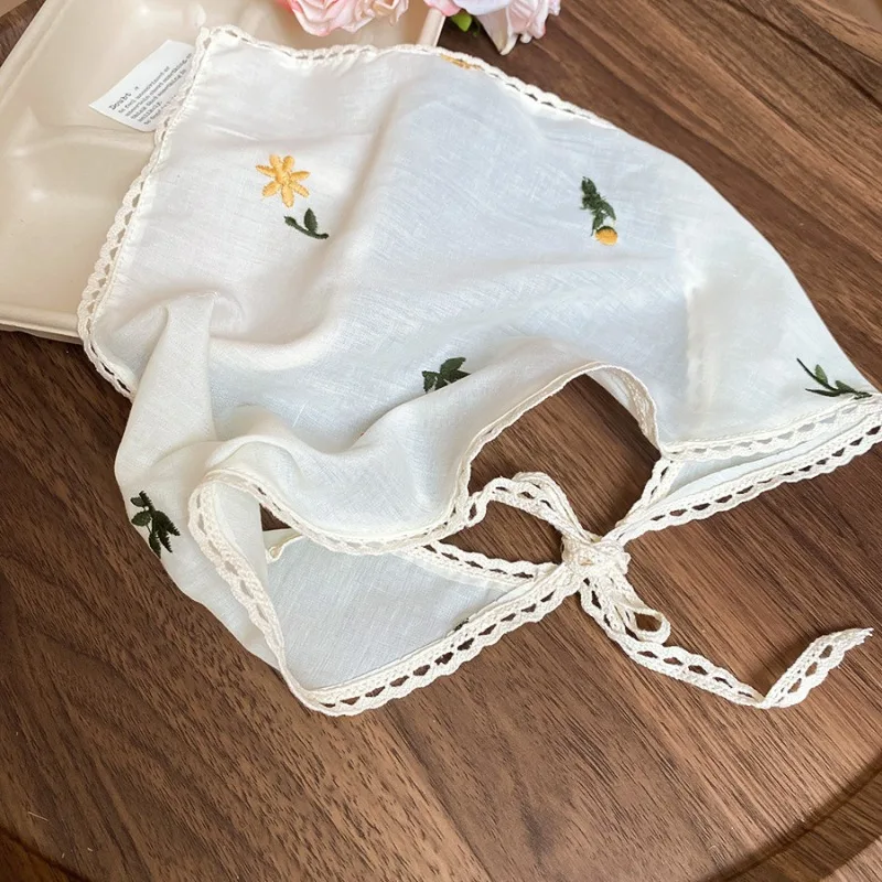 Knitted Embroidery Flower Fabr - Embroidery Hoop Square 评论和价格