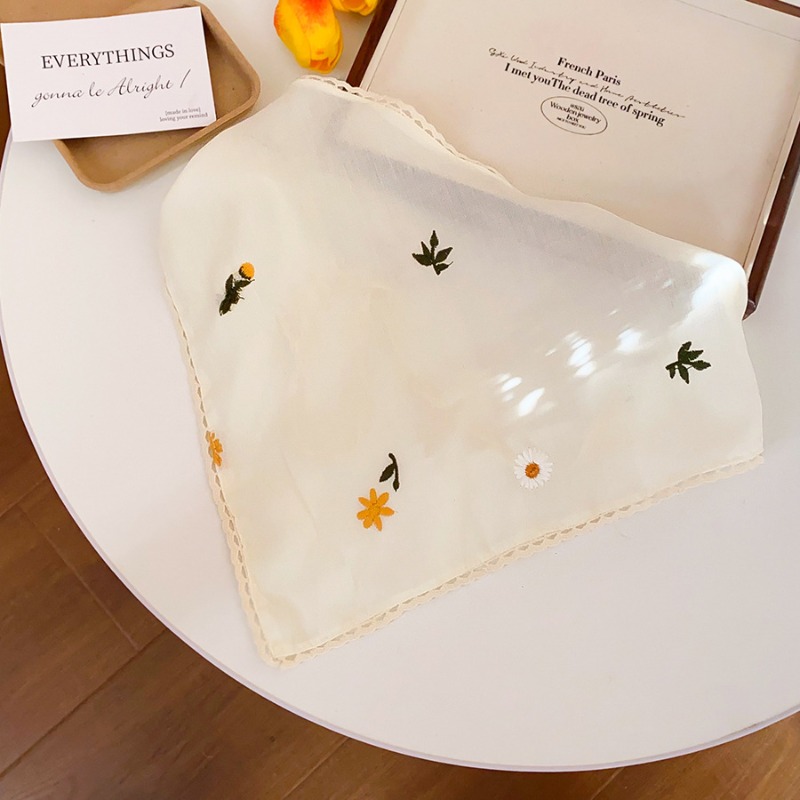 Knitted Embroidery Flower Fabr - Embroidery Hoop Square 评论和价格