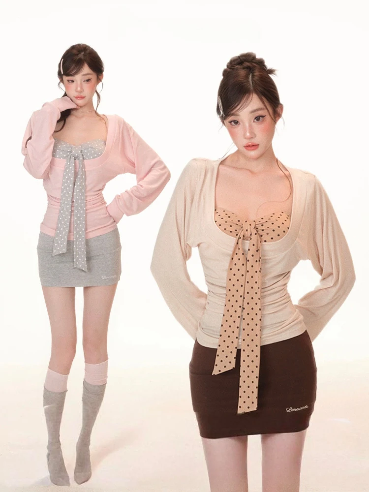 Y2K Two Piece Set: Sexy Pleate - Embroidery A 评论和价格