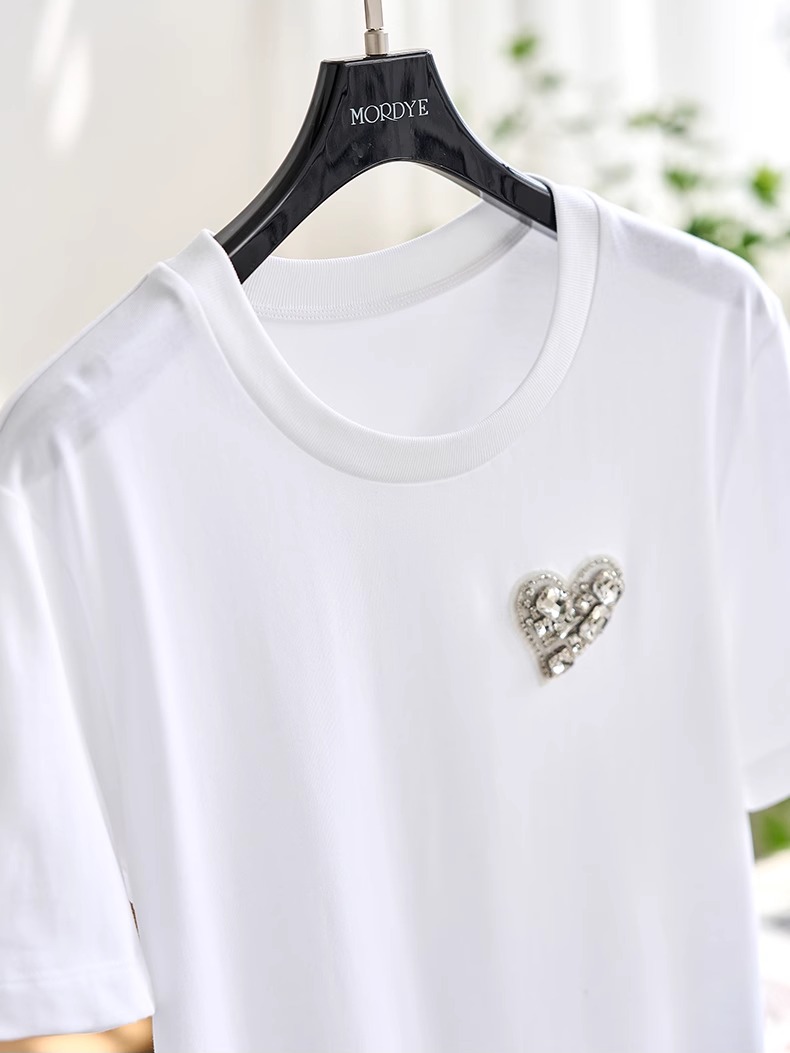 Heavy Embroidery Love Heart Sh - Embroidery Moisturizer 评论和价格