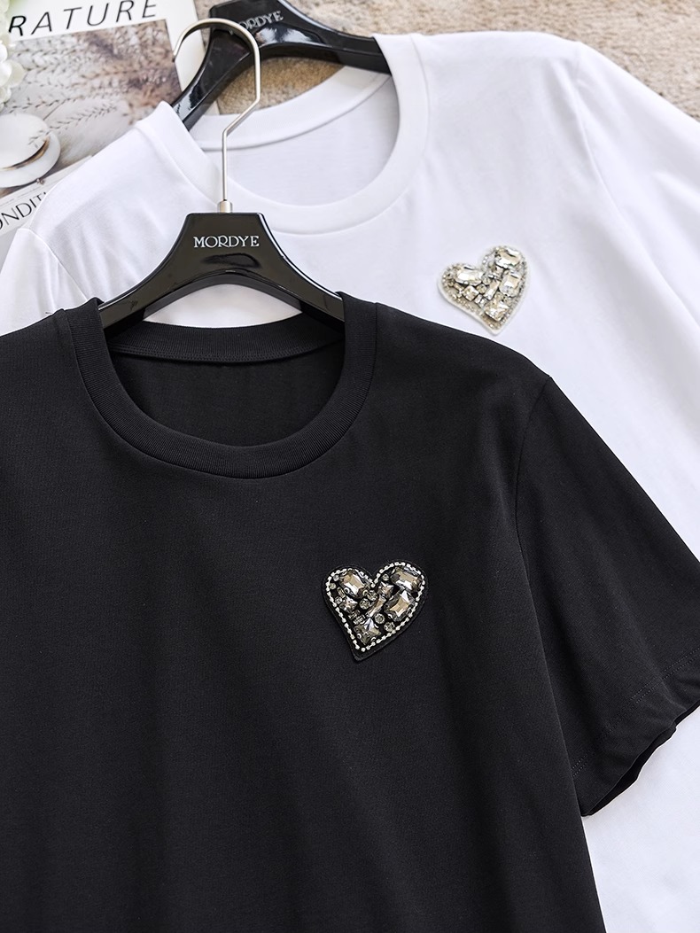 Heavy Embroidery Love Heart Sh - Embroidery Moisturizer 评论和价格