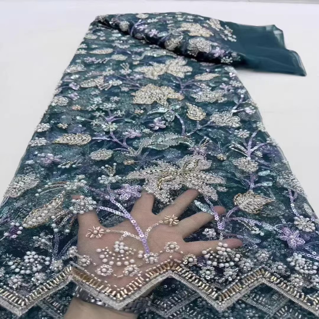 5yard Sequin bead tube embroid - Embroidery Wedding 评论和价格