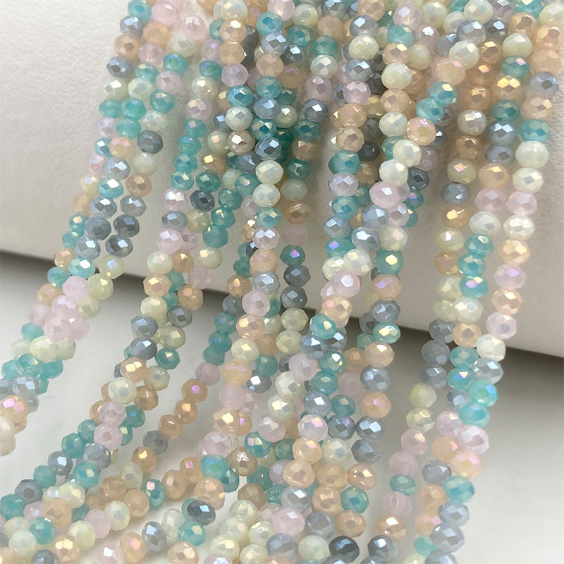 2mm Crystal Beads Mixed Color  - Embroidery Glass Beads 评论和价格