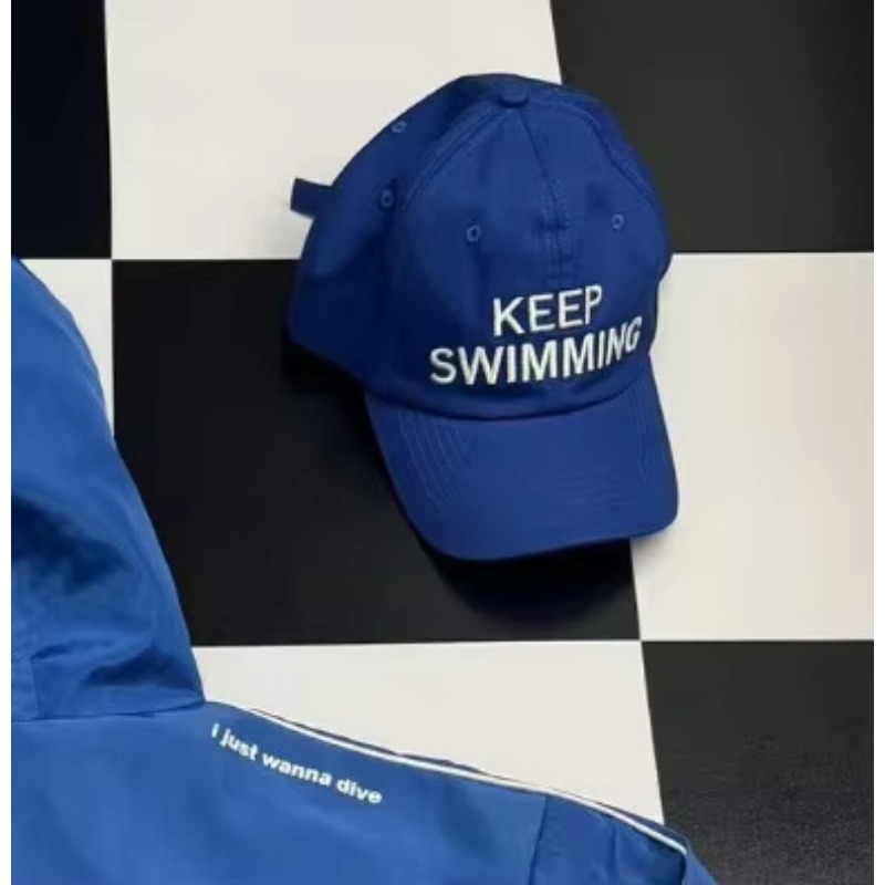 2026 Trendy keep Swimming New  - Embroidery Cap 评论和价格
