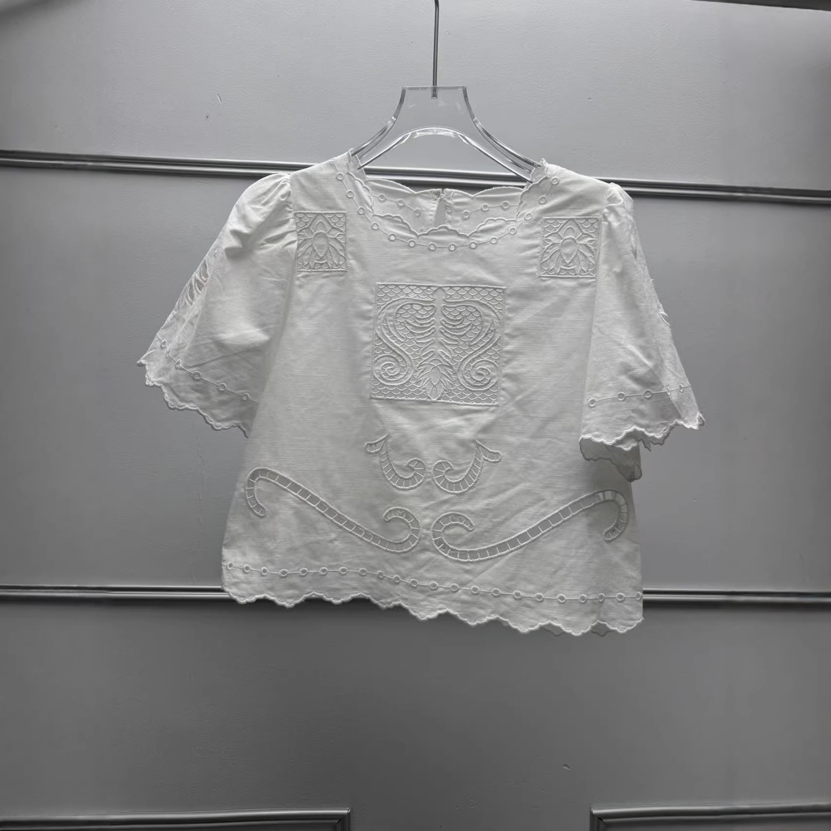 Slimming Effect Hollow out Emb - Embroidery Effect 评论和价格
