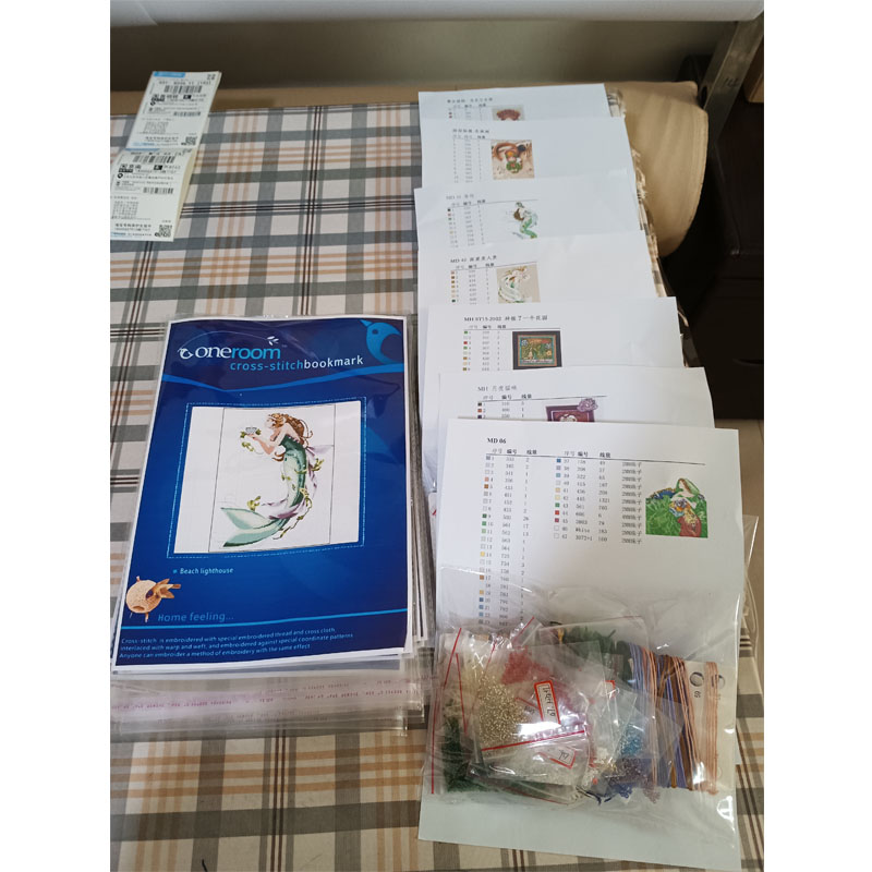 Cross Stitch Kit DIY Set Livin - Embroidery Lady Bug 评论和价格
