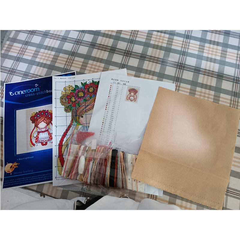 Cross Stitch Kit DIY Set Livin - Embroidery Lady Bug 评论和价格