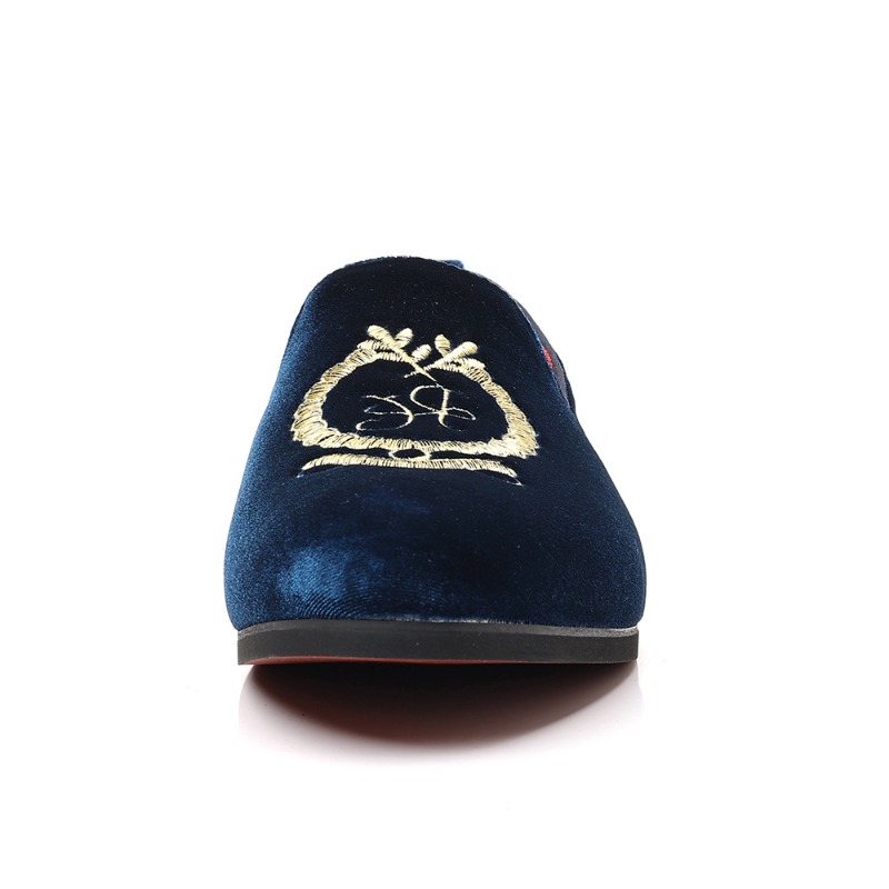 Luxury Designer Loafers Suede  - Embroidery Wedding 评论和价格