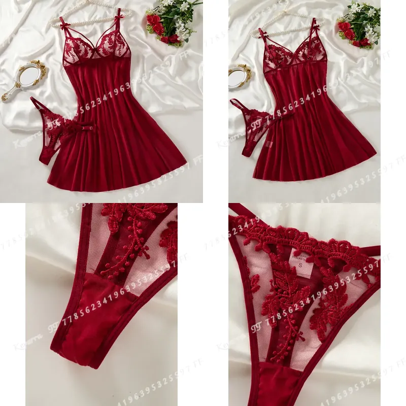 Wine Red Women's Country Style - Embroidery Designer 评论和价格