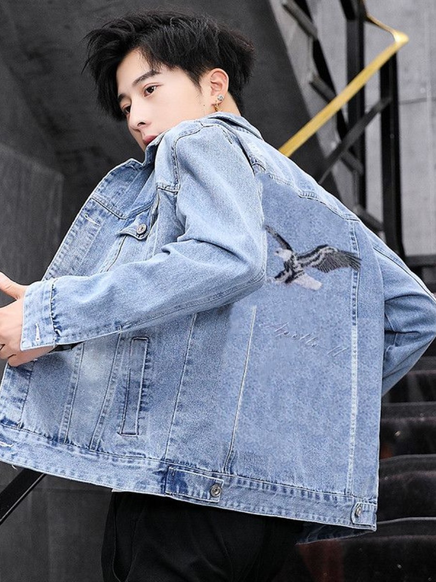 New 2026 Men's Denim Jacket Sp - Embroidery Vest 评论和价格