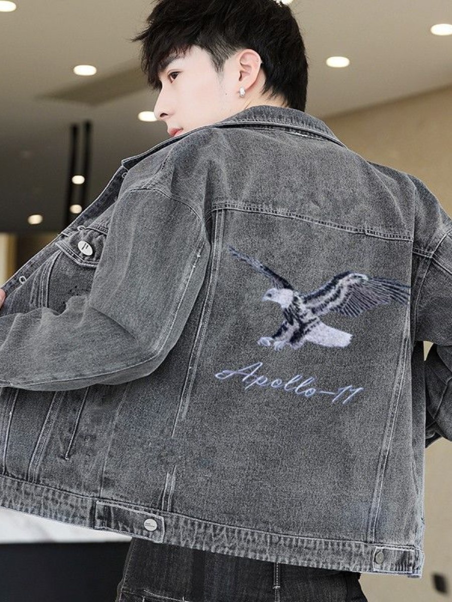 New 2026 Men's Denim Jacket Sp - Embroidery Vest 评论和价格