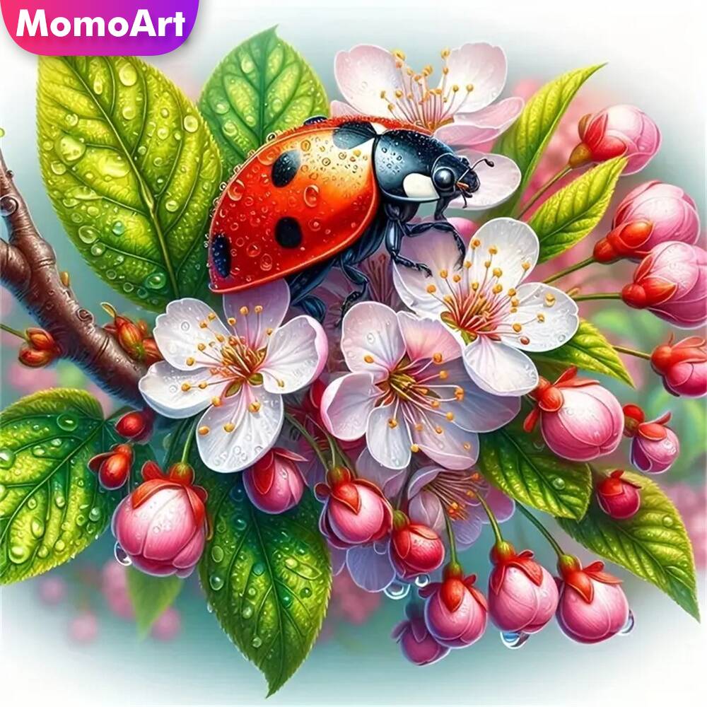 Momoart Diamond Embroidery Lad - Embroidery Lady Bug 评论和价格