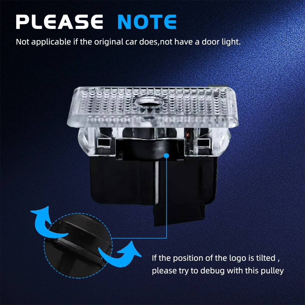 HAOLIDE Car Door LED Logo Proj - Embroidery Effect 评论和价格