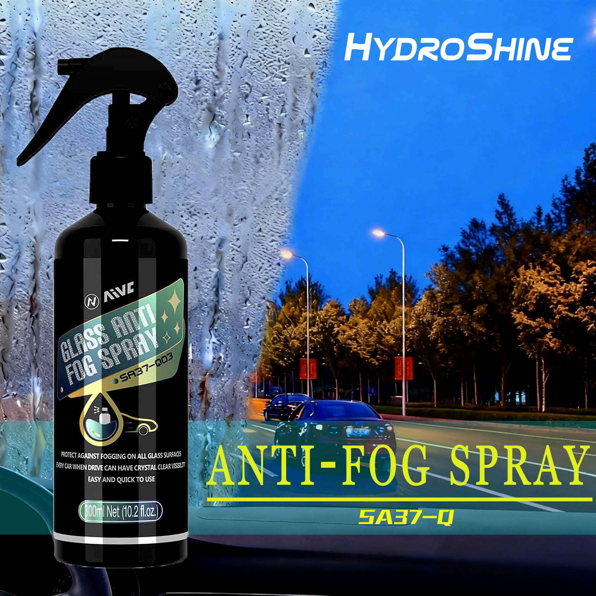 Glass Anti Fog Spray Car Windo - Embroidery Effect 评论和价格