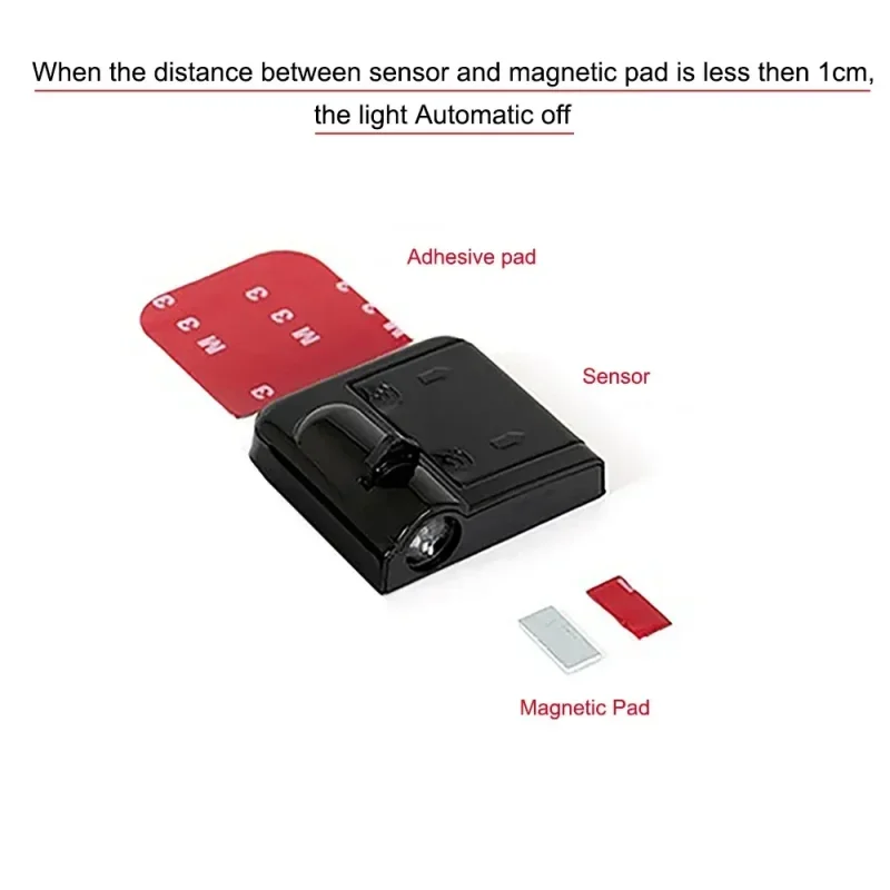 2pcs Wireless Universal Led Em - Embroidery Effect 评论和价格