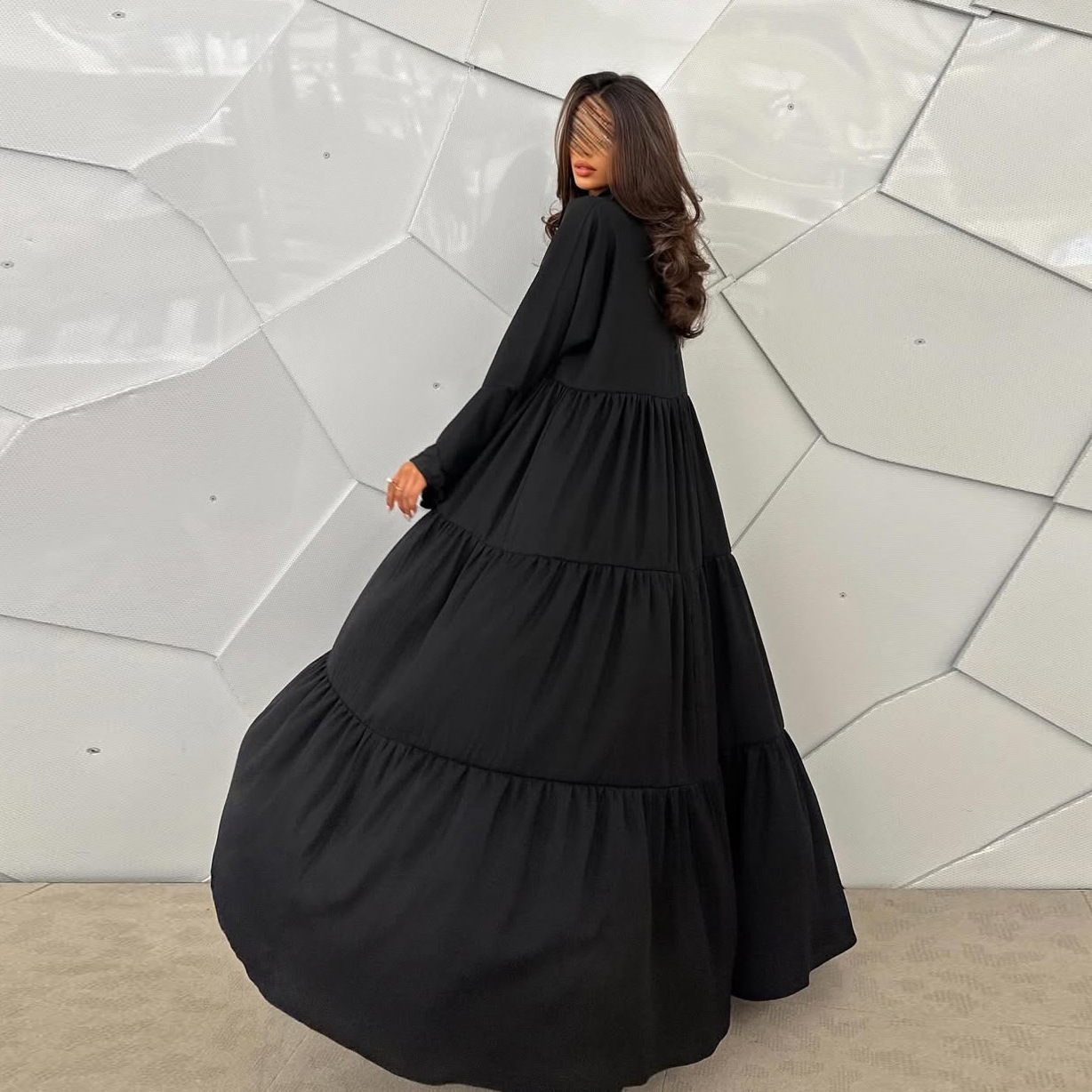 Muslim Hijab Dress Women Flare - Embroidery Kebaya 评论和价格