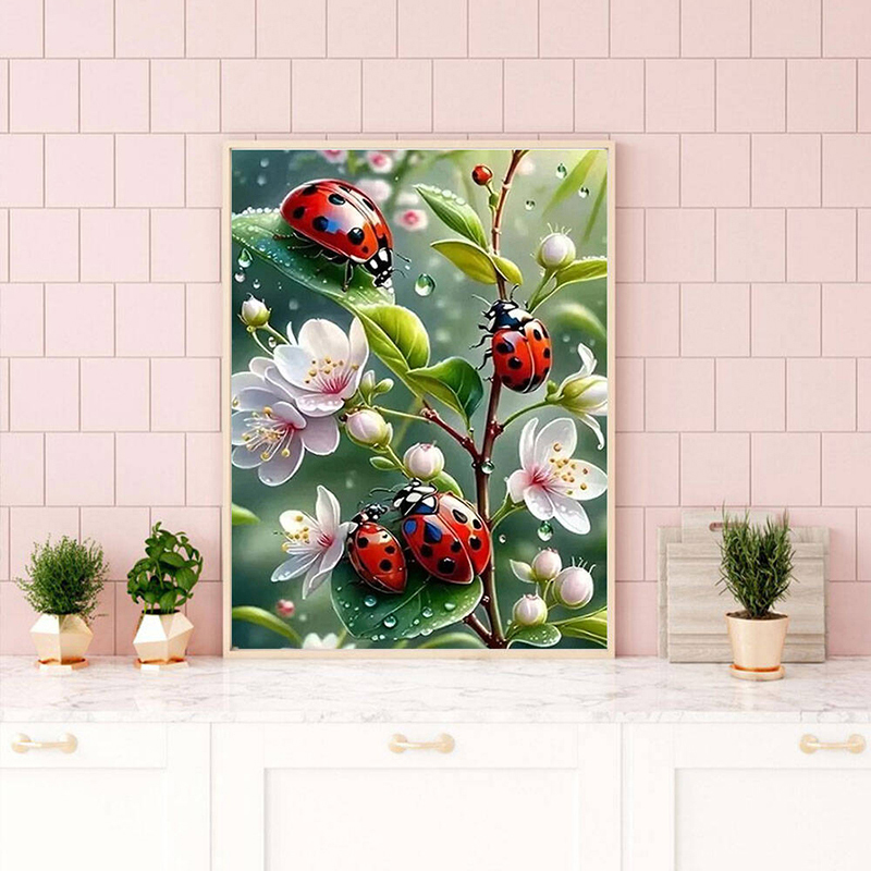 Nabi 5d Diamond Painting Ladyb - Embroidery Lady Bug 评论和价格
