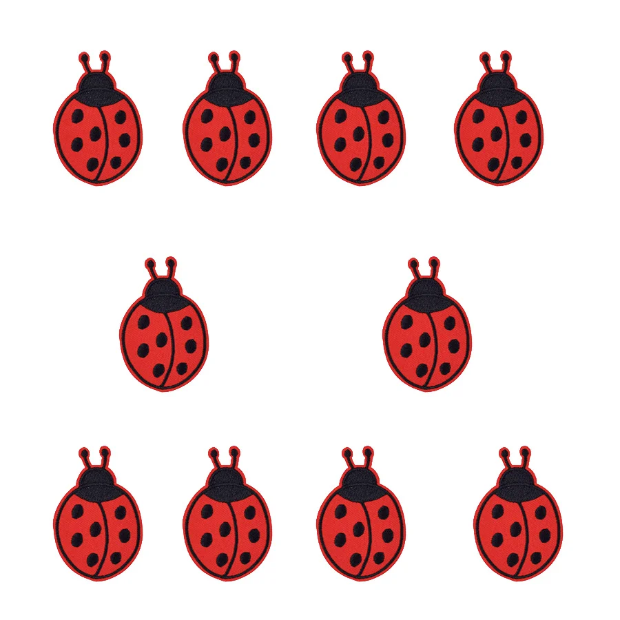 Patches for Clothes Iron on Ap - Embroidery Lady Bug 评论和价格
