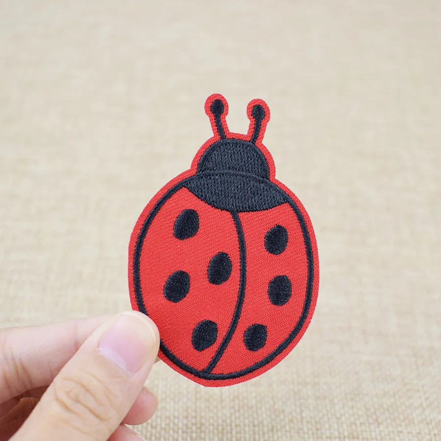 Patches for Clothes Iron on Ap - Embroidery Lady Bug 评论和价格