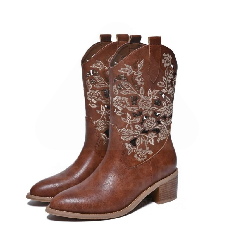 Retro Women Shoes Exquisite Ge - Embroidery Design 评论和价格