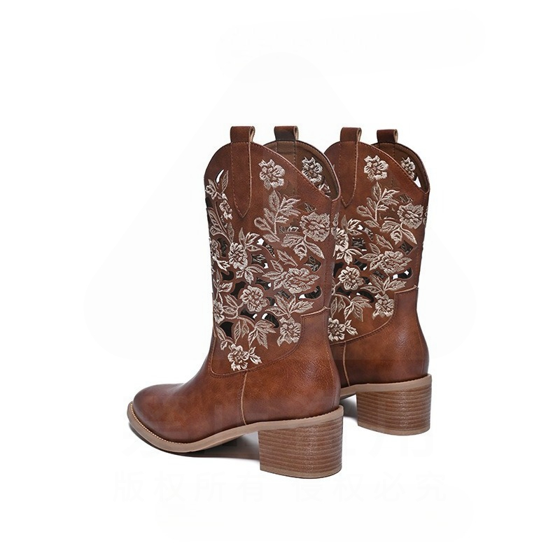 Retro Women Shoes Exquisite Ge - Embroidery Design 评论和价格