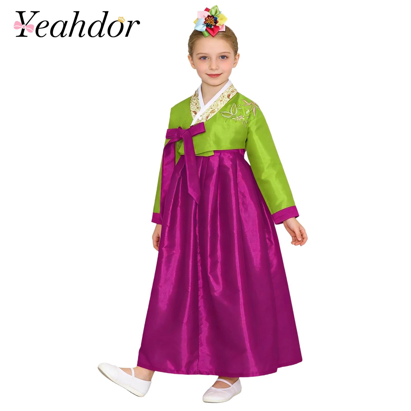 Kids Girls Korean National Han - Embroidery Wedding 评论和价格