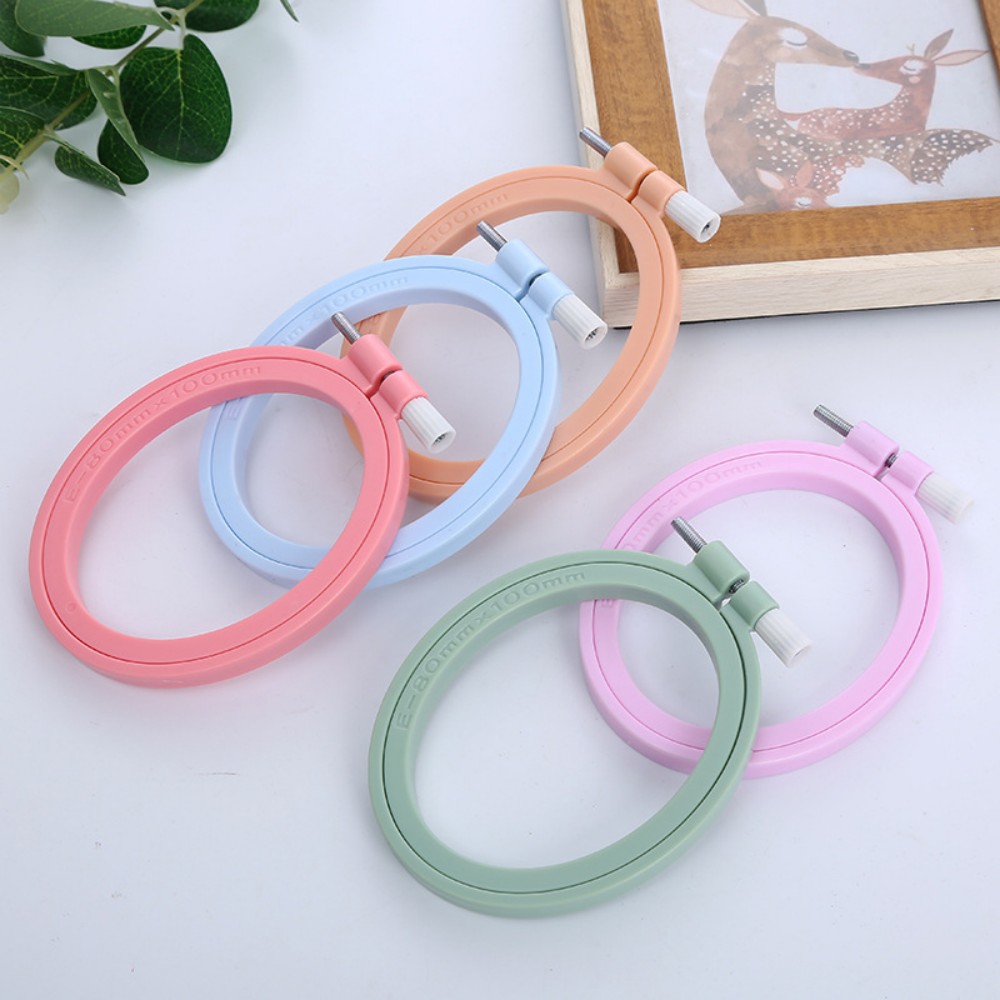 Oval/Square Plastic Embroidery - Embroidery Hoop Square 评论和价格