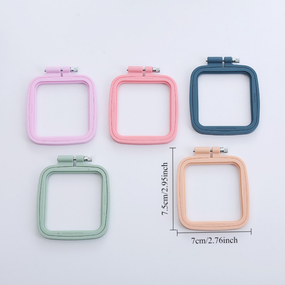 Oval/Square Plastic Embroidery - Embroidery Hoop Square 评论和价格