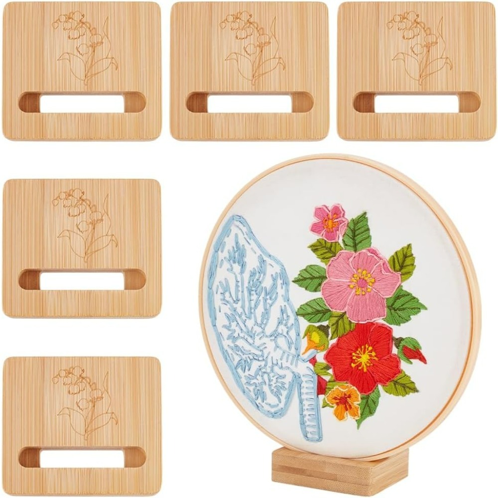 6Pcs Embroidery Hoop Rectangle - Embroidery Hoop Square 评论和价格
