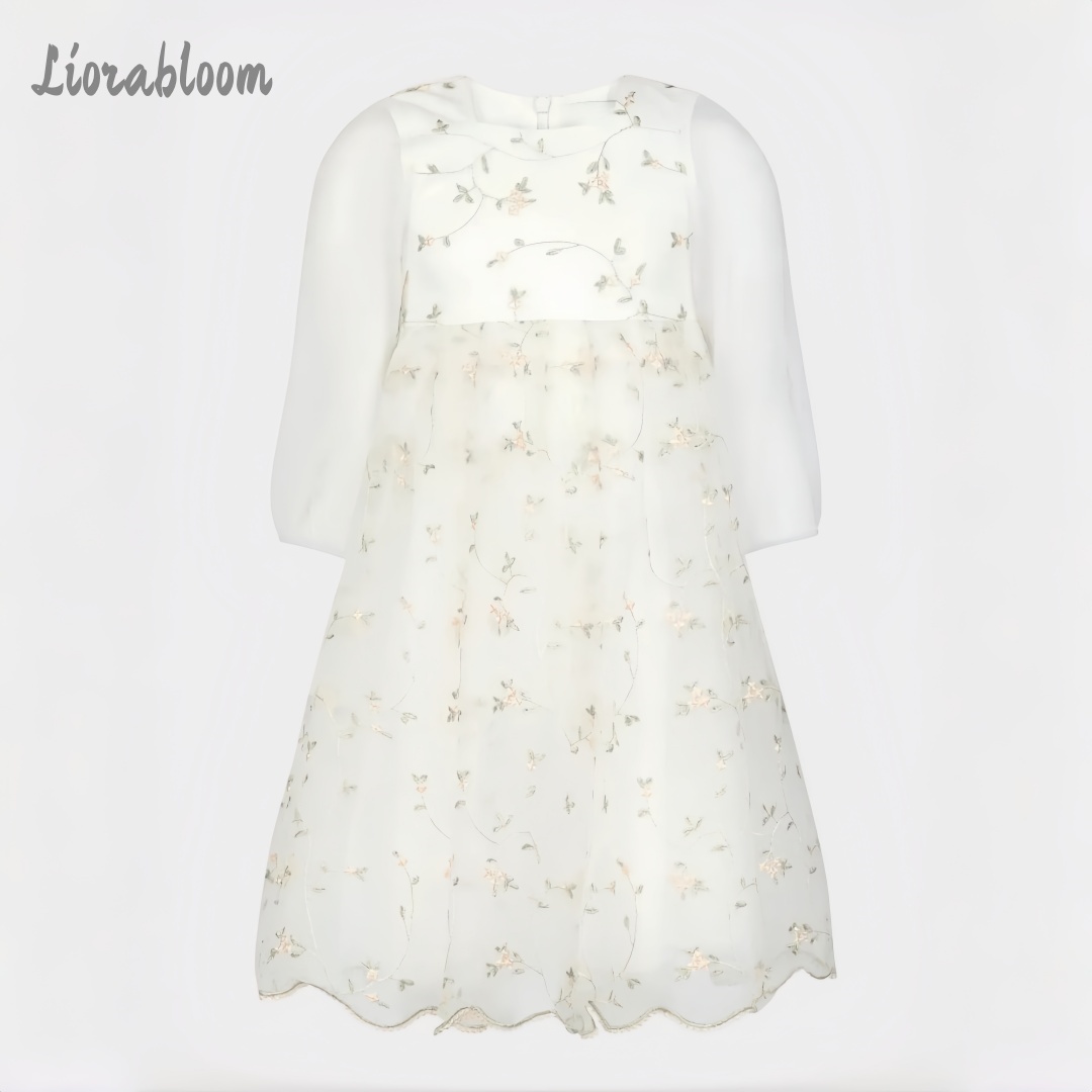 Customized Flower Girl Dress P - Embroidery Wedding 评论和价格